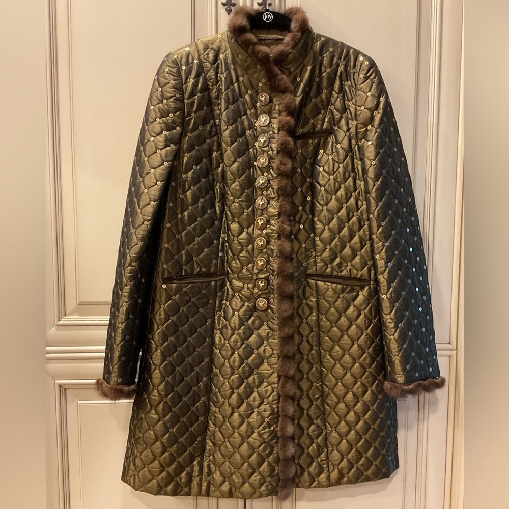 COUTURE GAISBERGER SILK COAT